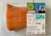 2 pavés de saumon Atlantique bio avec peau sans arêtes