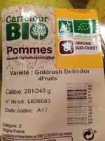 Pommes bio