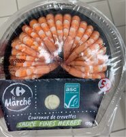Plateau de crevettes Sauce Fines Herbes