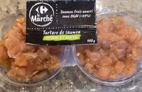 Tartare de saumon citron et aneth