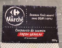 Carpaccio de saumon façon Gravlax et sa marinade