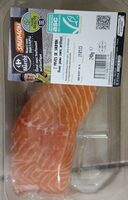 2 pavés de saumon avec peau sans arêtes