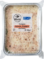 Lasagnes SAUMON EPINARDS gratinées