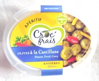 Olives à la Castillane entières relevé