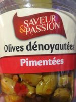 Olives dénoyautées pimentées