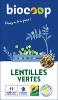Lentilles vertes France