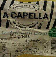 Beignets d'aubergines