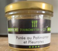 Purée au potimarron et pleurotes