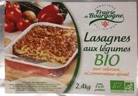 Lasagnes aux légumes Bio