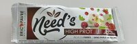 Need’s Barre High Prot', cranberry chocolat blanc
