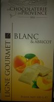 Chocolat blanc et abricot