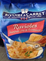 Raviolis jambon cru et fromage