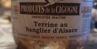 Terrine au sanglier d'alsace