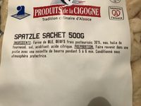 Spatzle sachet