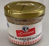 Terrine de sanglier au gewurz