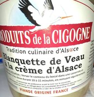 Blanquette de veau à la crème d'alsace