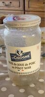 Noix de joue de porc au pinot noir