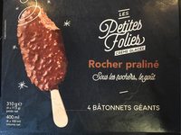 Batonnets geants praliné