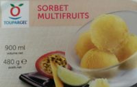 Sorbet multifruits