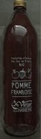 Jus de fruits bio pomme framboise