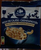 Noix de cajou grillées salées