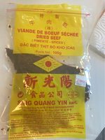 Viande de boeuf sechée