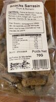 Snacks sarrasin