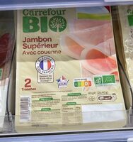 Jambon supérieur avec couenne
