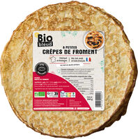 6 petites crêpes de froment Bio