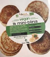 16 mini blinis vegan