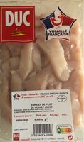 Eminces de filet de poulet jaune