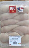 Filets de poulet jaune
