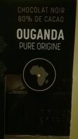 Chocolat noir ouganda 80%de cacao