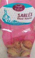 Sablés  rhum -raisin