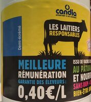 Les laitiers responsables demi-écrémé