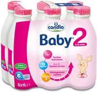 Lait De Suite 2ème âge Babylait Dès 5 Mois 6 Fois 1 Litre