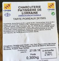 Tarte poireaux 2x150g
