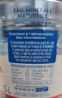 Eau minérale naturelle
