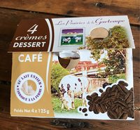 4 crèmes dessert café