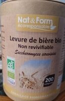 Nat & Form Levure De Bière Bio 200 Comprimés