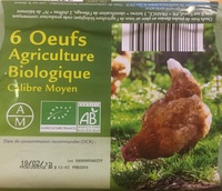 6 œufs agriculture biologique