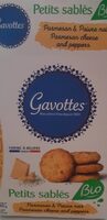 Petit sablé parmesan poivre noir
