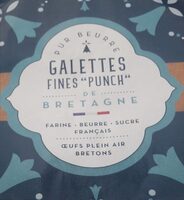 Galettes fines punch