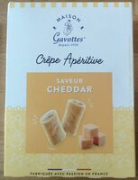 Crêpe apéritive saveur cheddar