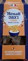 Crack's 3 graines sésame, lin et chia
