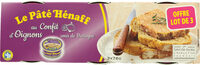 Lot de Pâté Hénaff au confit d'oignons