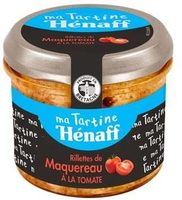 Ma Tartine Hénaff Rillettes de maquereau à la tomate