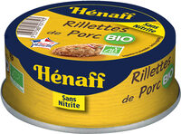 Rillettes de porc bio