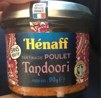 Tartinade poulet tandoori