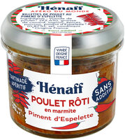 Poulet rôti en marmite, piment d’espelette